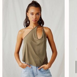 Free People At Ease Cami tank in green